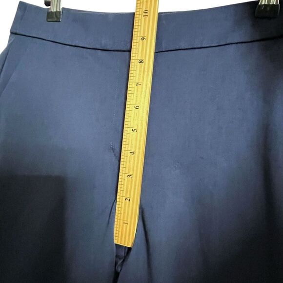 J.Crew NWT Hayden Kickout Pants Women’s 4 Navy Bi-Stretch Crop Tailored Work - Picture 13 of 14